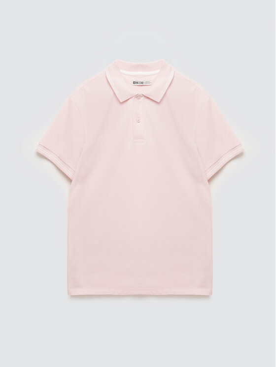 BIG STAR BIG STAR Polo WLADYM Różowy Basic Fit