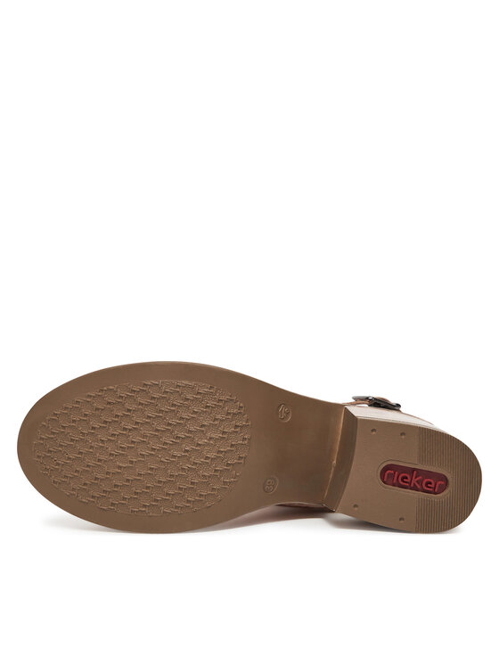 Rieker Rieker Sandały V0590-31 Złoty