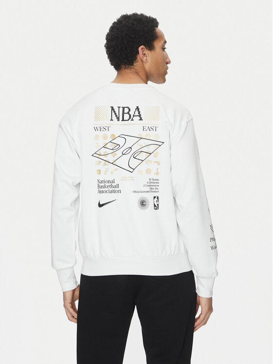 Nike Nike Bluza FD8468 121 Biały Regular Fit