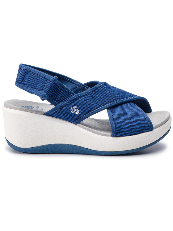 Clarks Clarks Сандали Step Cali Cove 261407344 Син