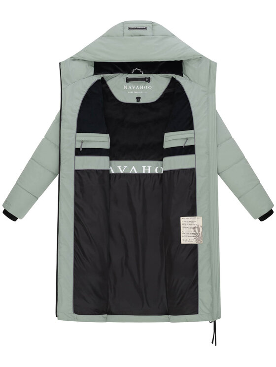 Navahoo Navahoo Kurtka zimowa Schokokuss Zielony Regular Fit
