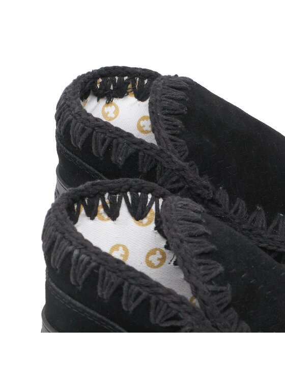 Mou Mou Superge Sneaker Monochrome SW211021O Črna