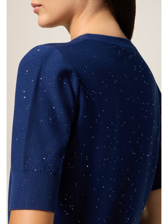 Oltre Oltre Maglione M494J005255N034 Blu Regular Fit