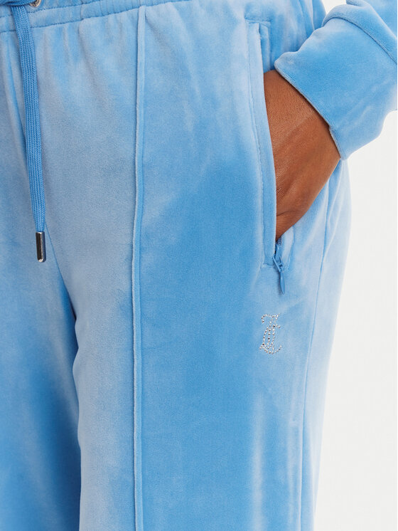 Juicy Couture Juicy Couture Спортивні штани Tina JCAPW045 Голубий Regular Fit