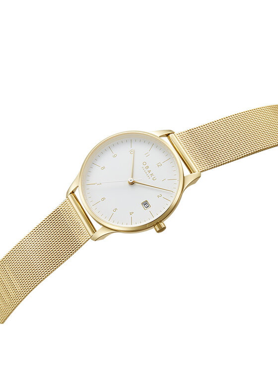 Obaku Obaku Ρολόι V298LDGWMG Χρυσό