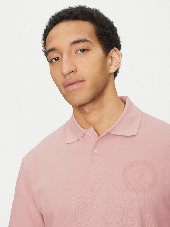 Just Cavalli Just Cavalli Polo marškinėliai 78OAGT01 Rožinė Regular Fit