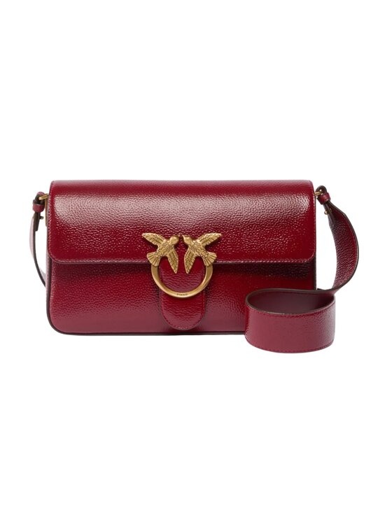 PINKO PINKO Borsa LOVE ONE SLOUCHY CLASSIC MEZZO Rosso