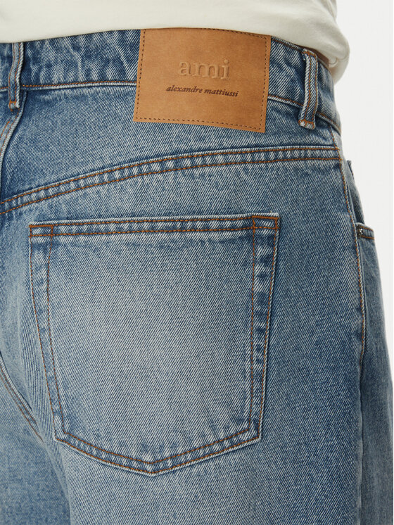 AMI Paris AMI Paris Jeansy HTR450.DE0046 Modrá Large Fit