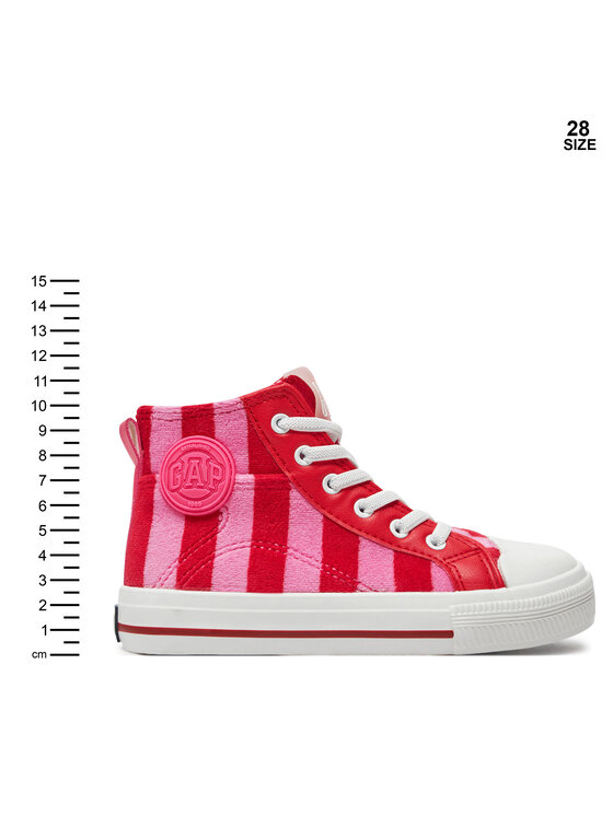 Gap Gap Trampki Houston Mid Str GAL501F6TYFUSRGP Różowy