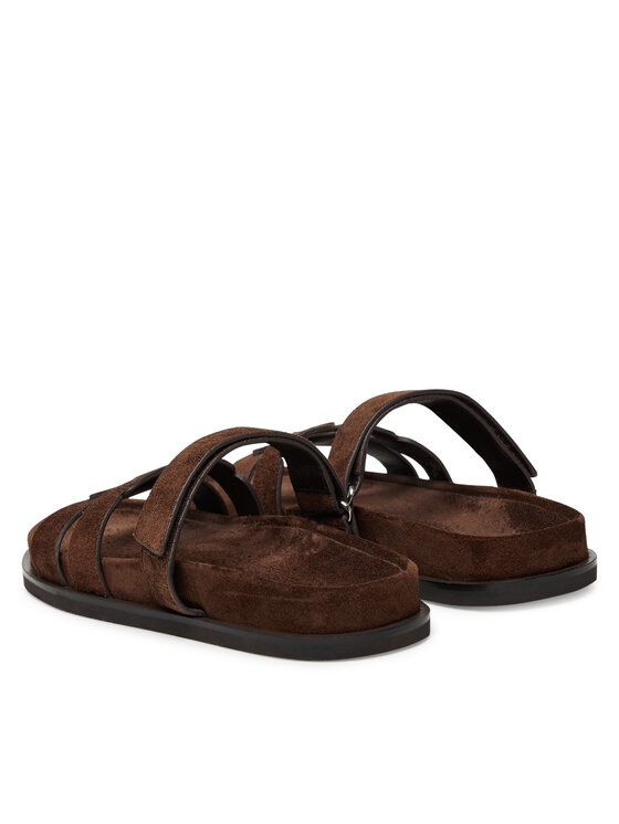 Tory Burch Tory Burch Plätud Ines Sport Slide 163481 Pruun