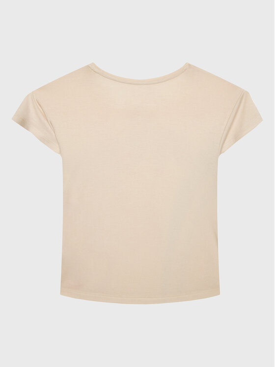 Guess Guess T-shirt J3RI22 KAPO0 Bež Regular Fit