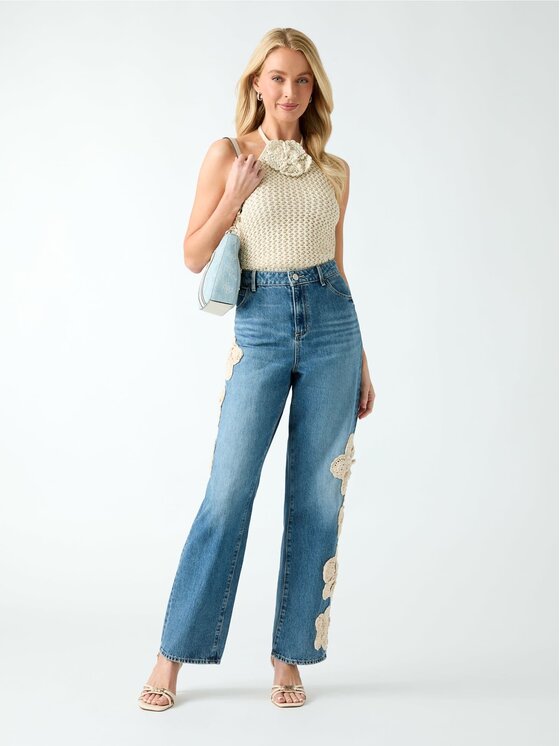 Guess Guess Jeansy 183943 Modrá Relaxed Fit