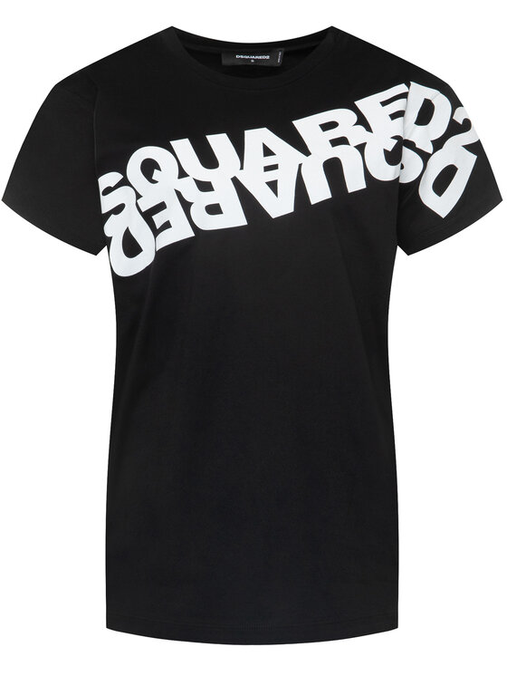 Dsquared2 Dsquared2 T-Shirt Smoke S75GD0073 Schwarz Regular Fit