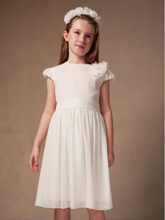 minimi minimi Sukienka elegancka C6 Écru Regular Fit