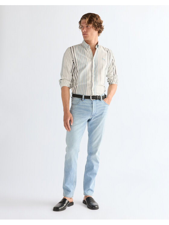 Wrangler Wrangler Jeansy GREENSBORO Niebieski Straight Leg