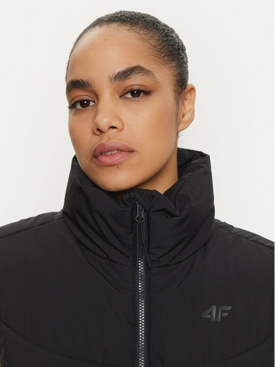 4F 4F Bodywarmer 4FWAW24TVJAF135 Schwarz Loose Fit