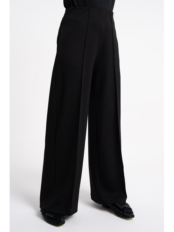CLICK CLICK Παντελόνι υφασμάτινο 30-366 Μαύρο Relaxed Fit