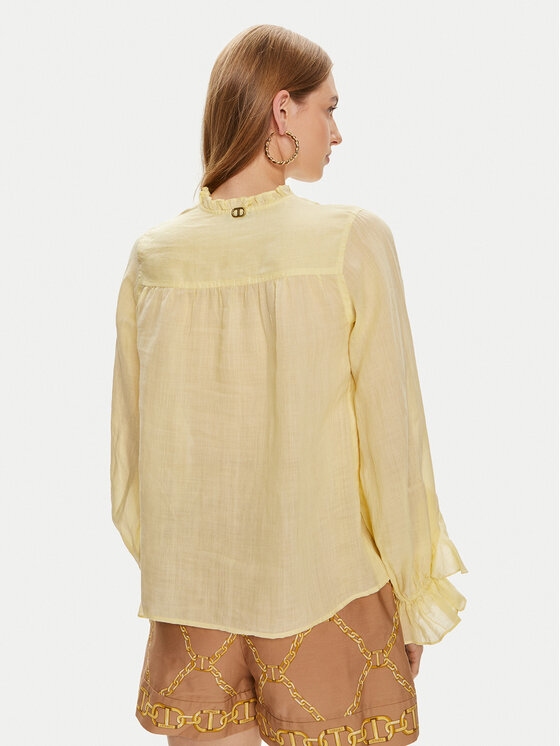TWINSET TWINSET Μπλουζάκι 241TP2530 Κίτρινο Relaxed Fit