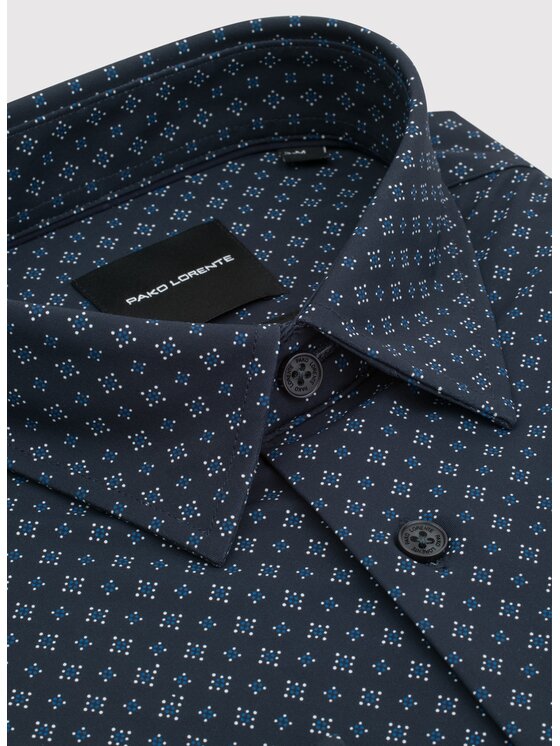 Pako Lorente Pako Lorente Koszula P26SF-1X-061 Granatowy Slim Fit