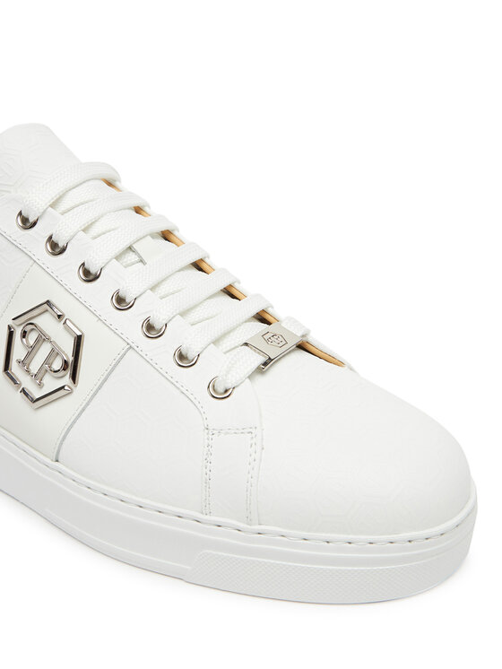PHILIPP PLEIN PHILIPP PLEIN Sneakersy PAES USC0768 PLE005N01 Biela