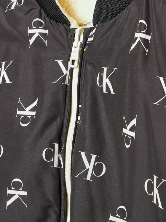 Calvin Klein Jeans Calvin Klein Jeans Kurtka bomber Reversible Teddy IG0IG02588 Kolorowy Relaxed Fit
