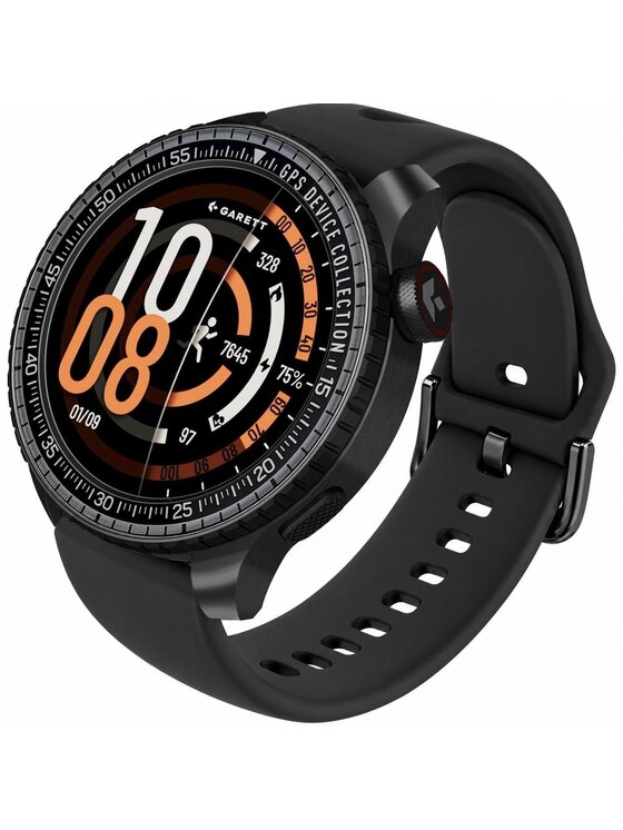 Garett Garett Zegarek 5904238487372-PAY-BLACK Czarny