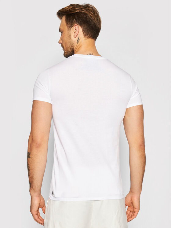 Calvin Klein Jeans T-shirt Logo J30J318203 Bianco Regular Fit • Modivo.it