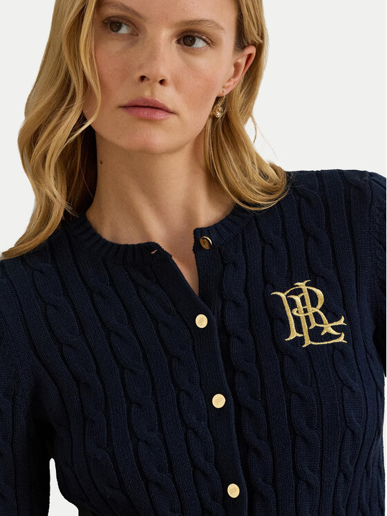 LAUREN RALPH LAUREN Lauren Ralph Lauren Kardigan 200932225002 Granatowy Slim Fit