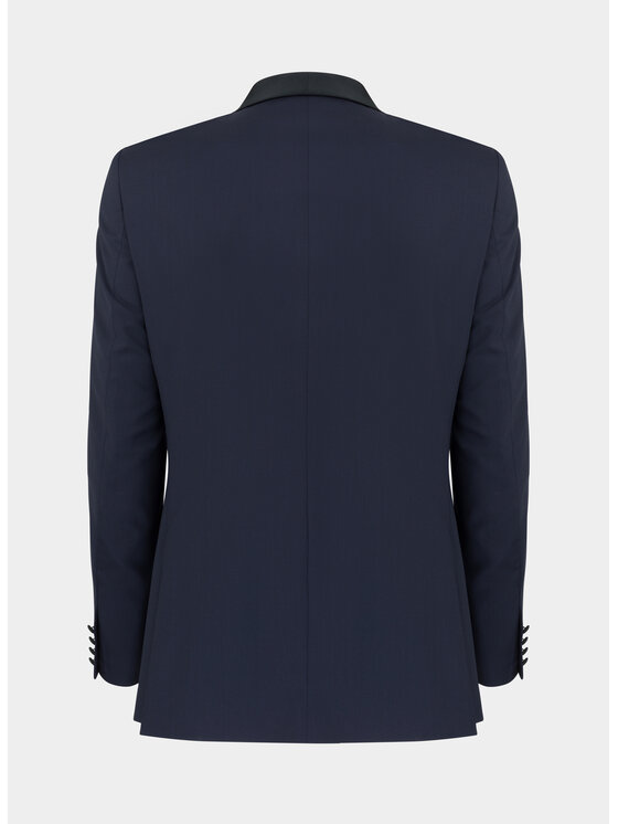 Pako Lorente Pako Lorente Marynarka P000B-3S-002 Granatowy Slim Fit