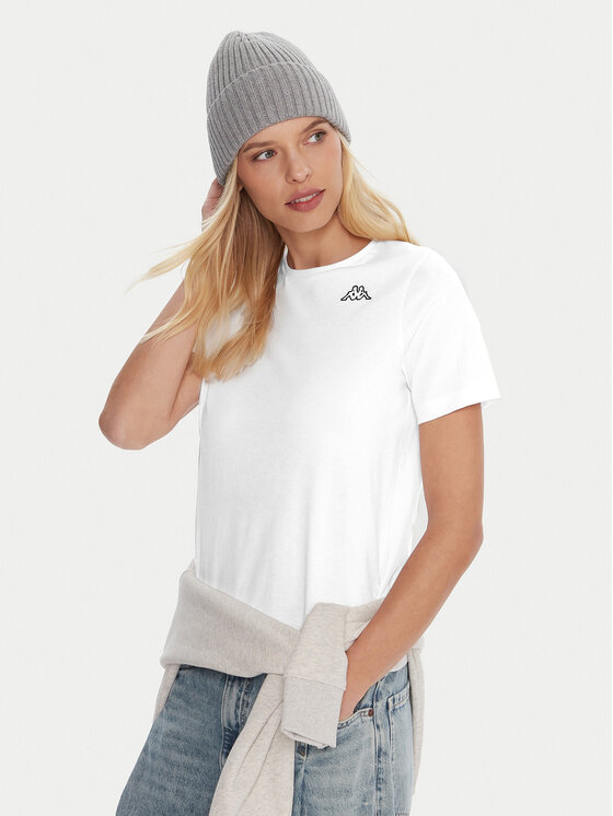 Kappa Kappa Set de tricouri﻿ Logo Alyce 322564W Alb Regular Fit