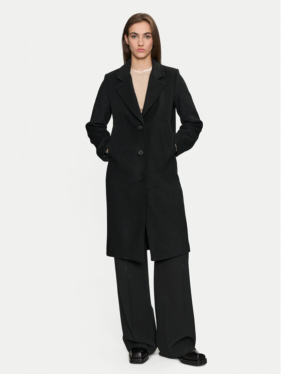 Marc O'Polo Marc O'Polo Vuneni kaput 408 0294 71265 Crna Regular Fit