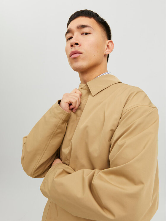 Jack&Jones Jack&Jones Płaszcz przejściowy 12237692 Beżowy Regular Fit