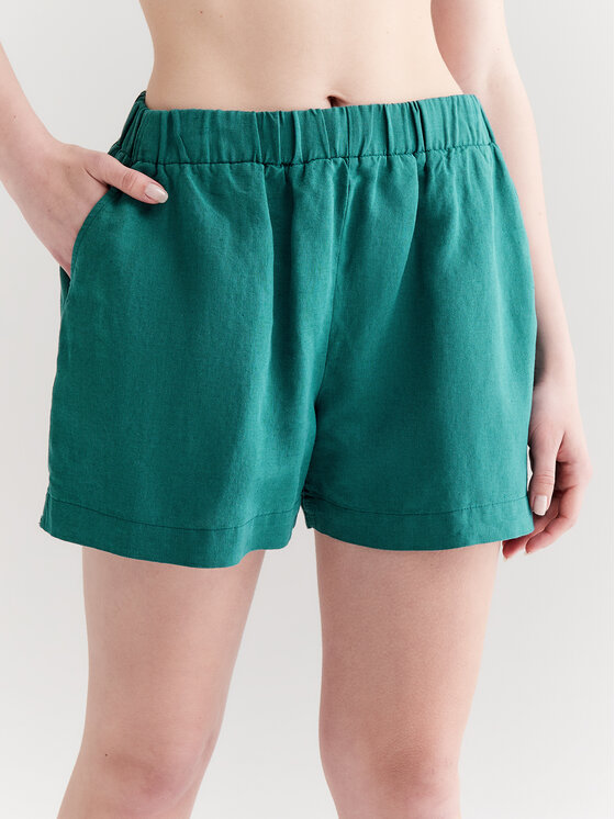 Pantaloncini di tessuto Lafayette Verde Relaxed