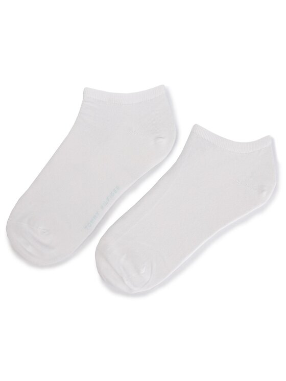 Tommy Hilfiger Tommy Hilfiger Sada 2 párů dámských nízkých ponožek 343024001 Bílá