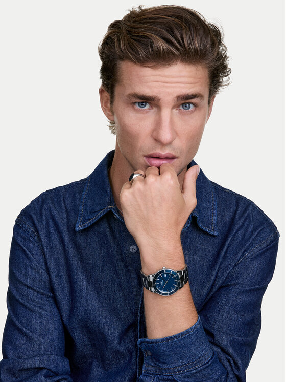 Daniel Wellington Daniel Wellington Часовник Iconic Paradigma 40 DW00100820 Тъмносин