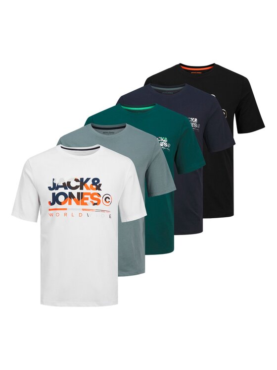 Jack & Jones Jack & Jones T-Shirt 26148 Kolorowy Comfort Fit