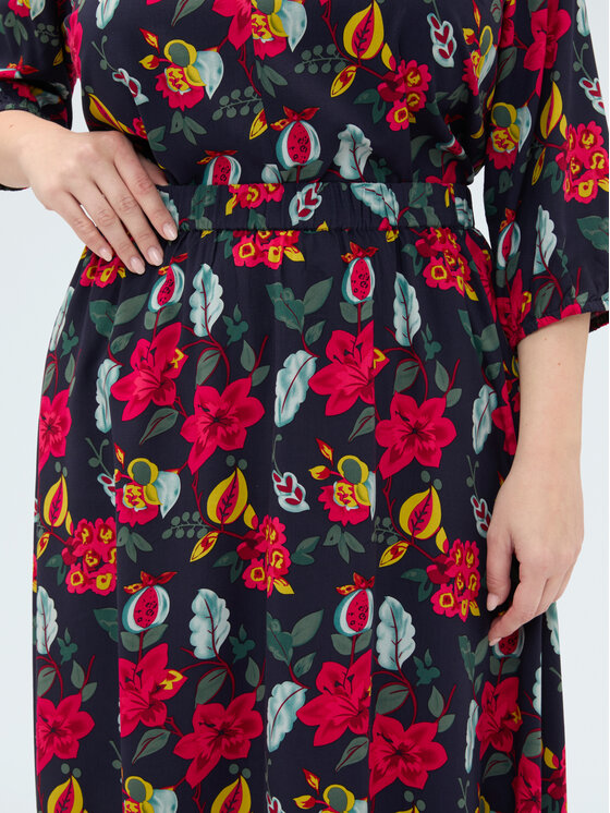 Fiorella Rubino Fiorella Rubino Gonna midi 1009L000529N0Z4 Blu A-Line Fit