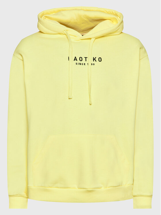 Kaotiko Džemperis Unisex AL006-02-G002 Geltona Relaxed Fit