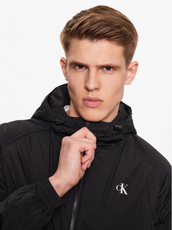 Calvin Klein Jeans Calvin Klein Jeans Μπουφάν μεταβατικό J30J323467 Μαύρο Regular Fit