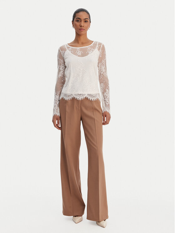 Morgan Morgan Bluse 261-TCITY Écru Regular Fit