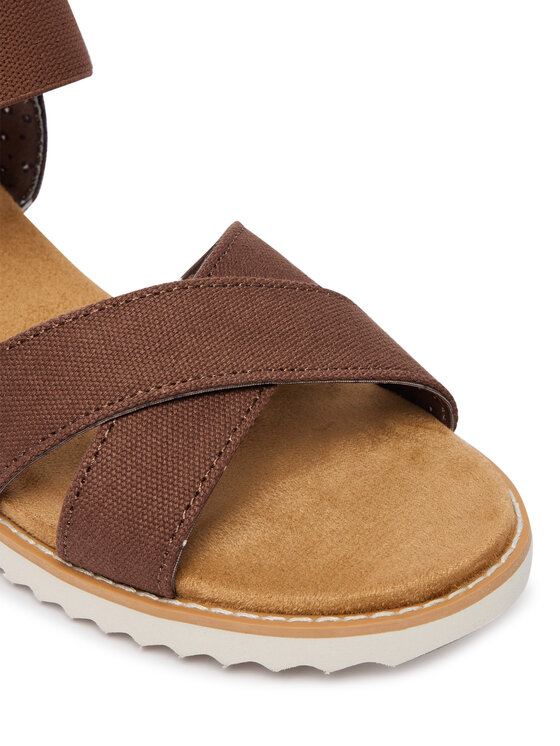 Skechers Skechers Sandály BOBS Desert Kiss - Golden Lily 114418/CHOC Hnědá