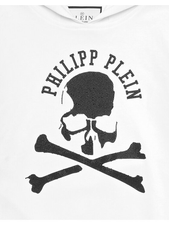 PHILIPP PLEIN PHILIPP PLEIN Felpa 23047 Bianco Regular Fit