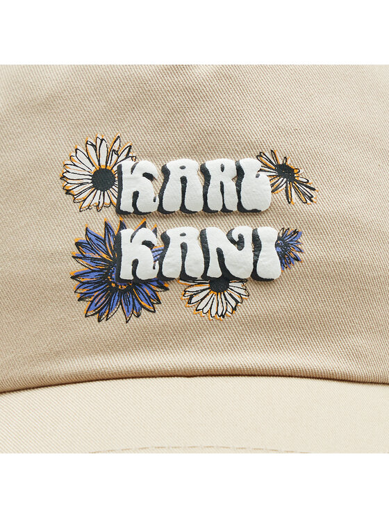 Karl Kani Karl Kani Шапка с козирка Woven Signature Flower 7104400 Бежов