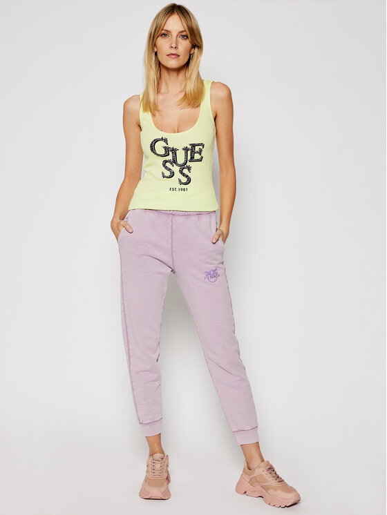 Top Arlene W1GP0J K1811 Giallo Slim Fit