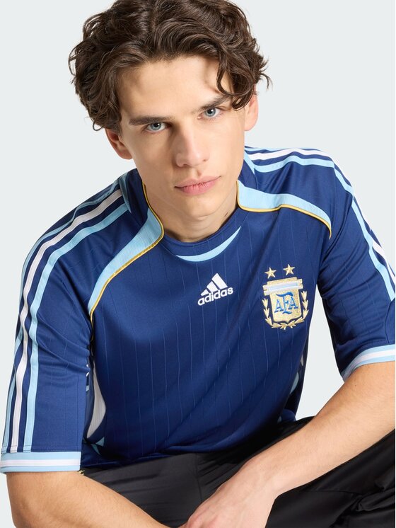 adidas adidas Koszulka techniczna Argentyna Błękitny Regular Fit