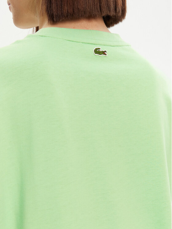 Lacoste Lacoste Každodenní šaty EF9573 Zelená Regular Fit