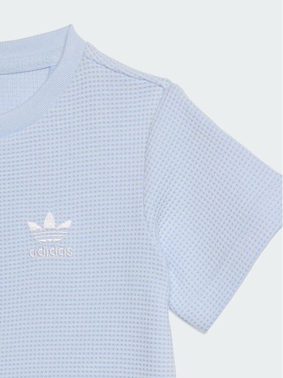 adidas adidas Zestaw dla niemowląt REGULAR WAFFLE Błękitny Regular Fit