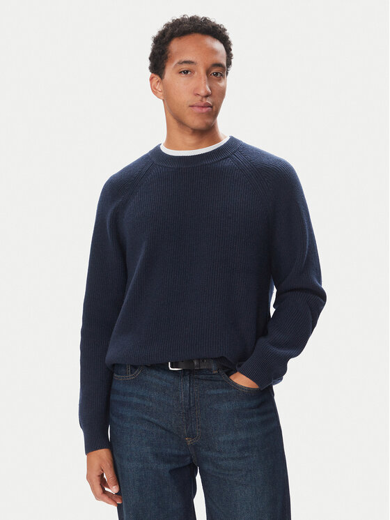 Calvin Klein Jeans Calvin Klein Jeans Sveter LV04RH308G Tmavomodrá Regular Fit
