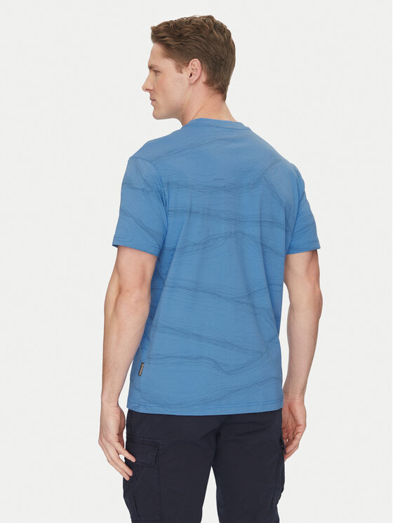 Napapijri Napapijri T-krekls B-Cellini NP0A4ILS Zils Regular Fit
