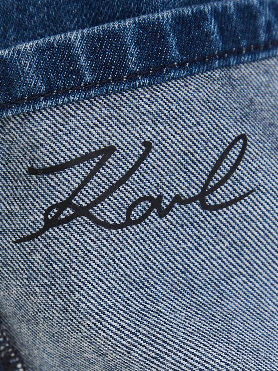 KARL LAGERFELD KARL LAGERFELD Jeansy A3W10017 Modrá Straight Fit
